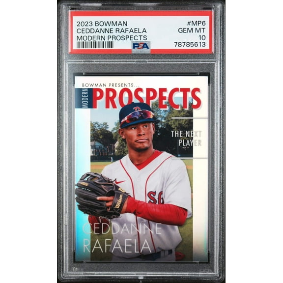 Graded 2023 Topps Bowman Ceddanne Rafaela #MP6 Modern Prospects Rookie RC Baseball Card PSA 10 Gem Mint