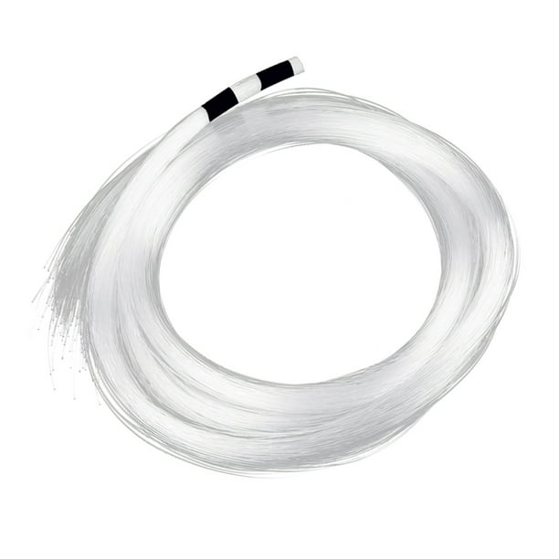 Billuyoard 0.75mm 2M MMA Plastic End Glow Optical Fiber for Home Bar Decoration Iluminación y accesorios 300 piezas