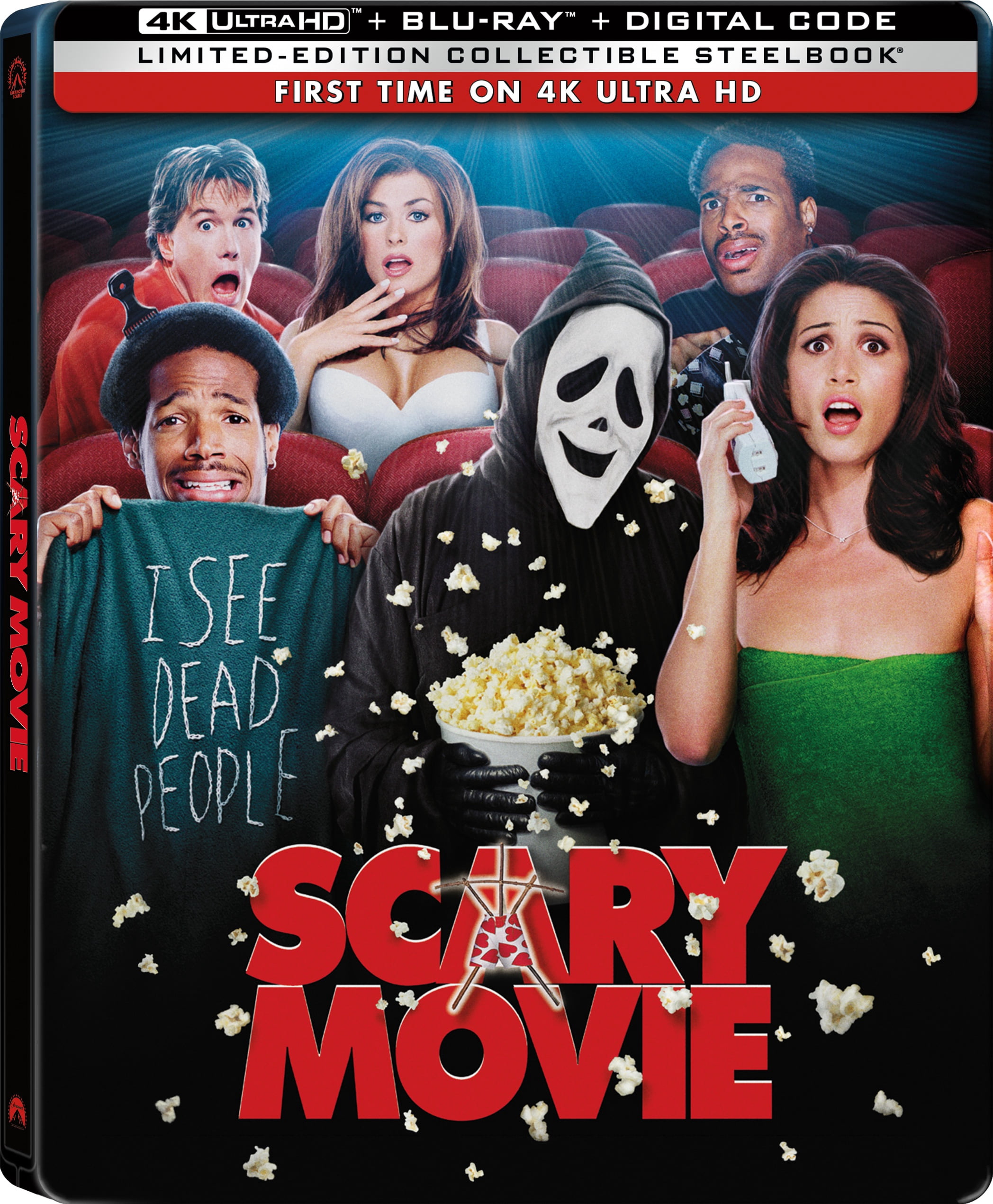 Scary Movie (2000) (Limited Edition Steelbook) (4K Ultra HD + Blu-ray + Digital Copy) Paramount Pictures Corporation, Comedy