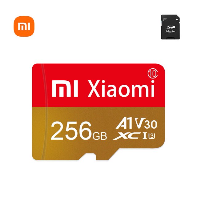 Xiaomi-tarjeta Micro TF/SD de 128GB, Clase 10, alta velocidad, A1, memoria Flash de 256GB, tarjeta TF de 2TB para teléfono Android qym unisex