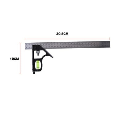 Adjustable Engineers Combination Try Square Set Right Angle Ruler New 300mm(12")