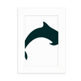 thumbnail image 1 of Blue Ocean Docile Jump Dolphin Desktop Photo Frame Picture Display Decoration Art Painting, 1 of 3