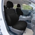 thumbnail image 3 of For 2019–2023 Hyundai Santa Fe FH Group Custom Fit Neoprene Waterproof Car Seat Covers - Front Seat Black, 3 of 5
