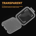 thumbnail image 4 of VERDANVERSE 20Pcs Transparent Card Storage Case Single Slot Memory Card Holder for Travel, 4 of 7