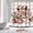 Y-pink, variant on Hello Gorgeous Shower Curtain Set 4 Piece Blue Roses Glam Fashion High Heels Champagne Paris Books Bathroom Decor with Mats