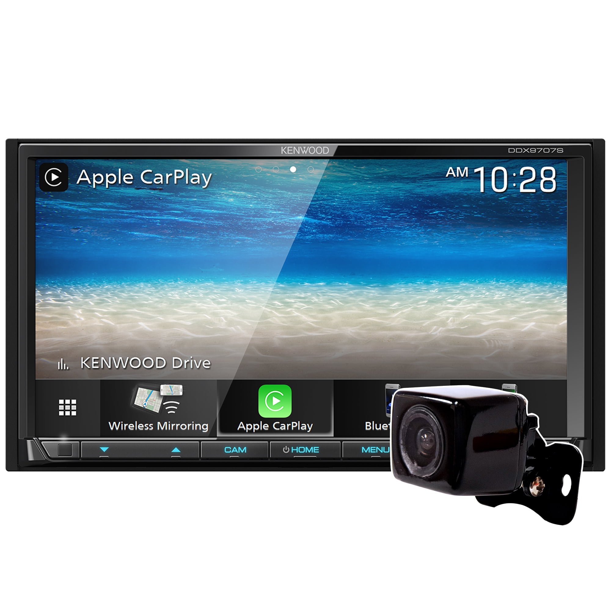 Kenwood DDX9707S 6.95" DVD Multimedia Apple CarPlay Receiver & Backup