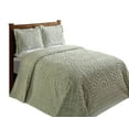 thumbnail image 5 of Better Trends 102" x 110" Bedspread For Queen Size Bed 100% Cotton Soft & Breathable Bedding Luxurious Medallion Design, Machine Washable (Sage) Rio Collection, 5 of 6