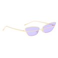 thumbnail image 1 of de de pierna Tonos de moda, 400, 6 patrones Lente Colcomx Gafas de sol de ojo de gato para hombres, 1 of 8