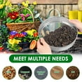 thumbnail image 5 of NUAHRHY Soil Sieve Set, Soil Sifter with Gloves, Stainless Steel Compost Sifter with 3,6,9mm Filter Mesh, Hand Held Garden Dirt Sifter with Sifting Screen, Mesh Sifter for Worm Leaves Rock, 5 of 10