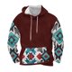 thumbnail image 1 of Sudadera con capucha para hombre, moderna, con cordón ajustable y bolsillo, estampada, deportiva y de ocio, sudadera con capucha, blusa de poliéster para hombre, 1 of 4