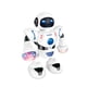 thumbnail image 1 of Robot de baile de música electrónica ligera, niños, caminar, bailar, cantar, musical, colorido, robot de juguete para niños Inevent FN0132-00B, 1 of 7