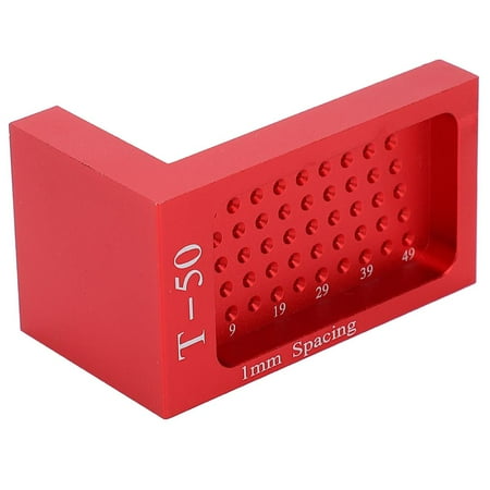 

Woodworking T-type Scribe Mark Measuring Tool Aluminum Alloy Cross Calibration Ruler