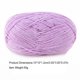 thumbnail image 4 of Inteprter Hilo para tejer hilo suéter bufanda guantes bebé paquete de ropa suministros para el hogar DIY hilos ovillos conjunto artes 4-Ply Artesanía 04 morado claro, 4 of 5