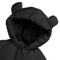 thumbnail image 5 of Oneises For Toddler Boys Girls Bear Ears Hooded Full Zip Long Sleeve Jumpsuit Cute Comfy Thermal Snowsuit (6 Months, Black), 5 of 8