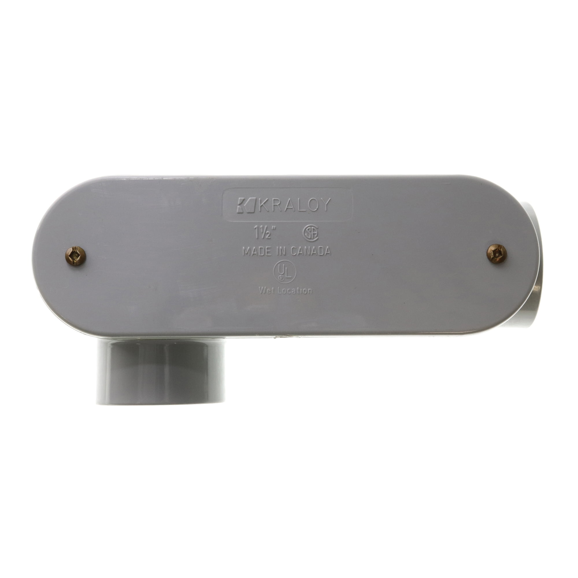 Kraloy LR15 078168 Rigid NonMetallic PVC TypeLR Conduit Fitting, 11/