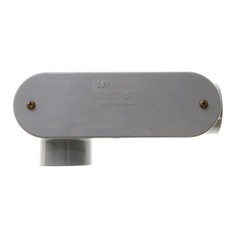 Kraloy LR15 078168 Rigid NonMetallic PVC TypeLR Conduit Fitting, 11/