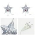 thumbnail image 3 of LCXmlly Star Tree Topper LED Light Christmas Tree Topper Star Ornament New Year Holiday Party Indoor Home 20 LED Lights, 3 of 9