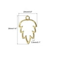 thumbnail image 2 of Uxcell Maple Leaf Shaped Alloy Open Back Bezel Pendants DIY Hollow Resin Frame, Gold Tone 20 Pack, 2 of 5