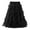 Black, variant on Michellecmm Women's Mini Dot Print Midi Skirt Irregular A-Line Tulle Skirt