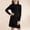 F-436Black, variant on ZHOGXU Big Kids Girls Knit Dress Long Sleeve Round Neck Solid Color Comfortable Stylish Slim Fit Dresses For Casual Daily Wear Beige 8-9 Years