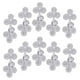 thumbnail image 5 of 10 Piezas Botones de Nudo de Estilo Chino para Decoración de Traje y Cheongsam Plata Zulema Nudo de botón chino, 5 of 8