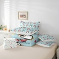 thumbnail image 4 of Erosebridal Cartoon Penguin Bedding Sets Twin Size,Antarctic Animals Comforter Sets with Sheets,Microfiber Reversible Bed in a Bag Twin size,Kawaii Decor,7pcs, 4 of 6