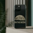 thumbnail image 3 of DistinctInk Clear Case for Apple iPhone 15 Pro MAX (6.7" Screen) - Sky Is Not Limit Footprints On Moon, 3 of 9