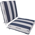 thumbnail image 2 of Outdoor Chair Cushion 18x18x3 Inch, Water-Resistant Fade-Resistant Patio Seat Cushion with Removable Cover & Adjustable Ties, 2 of 9
