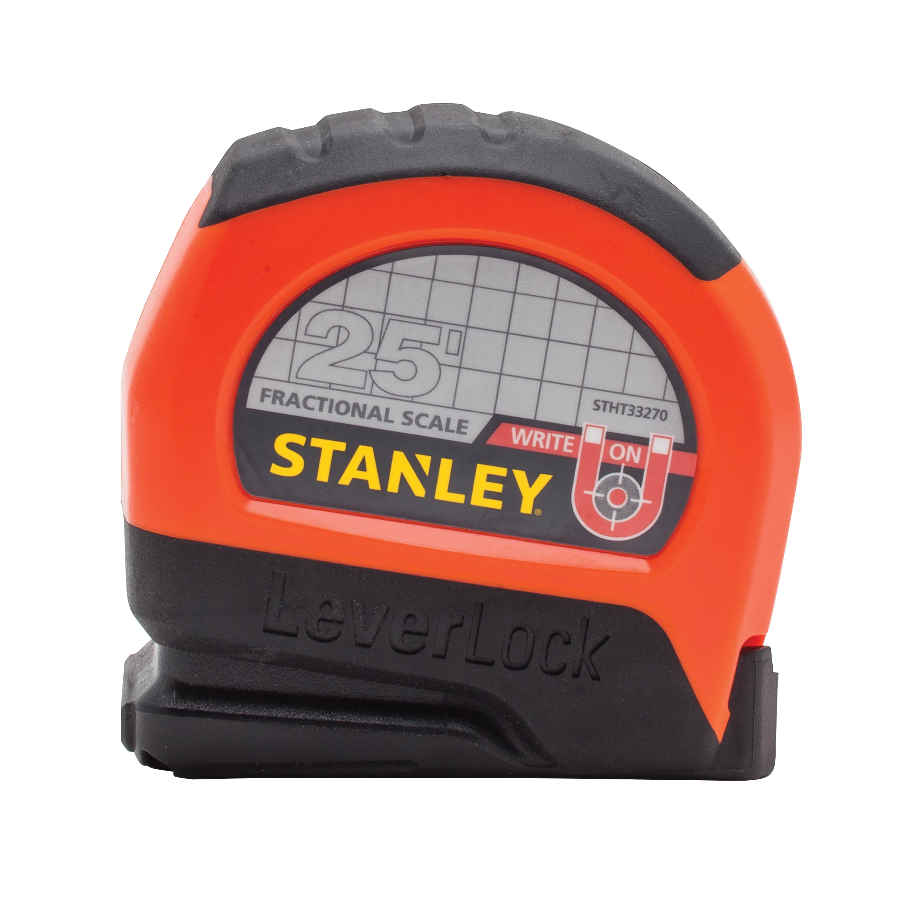 -Stanley 25/' Long X 1/" Wide Blade Fractional Read Yellow Tape Measure 30-454 3