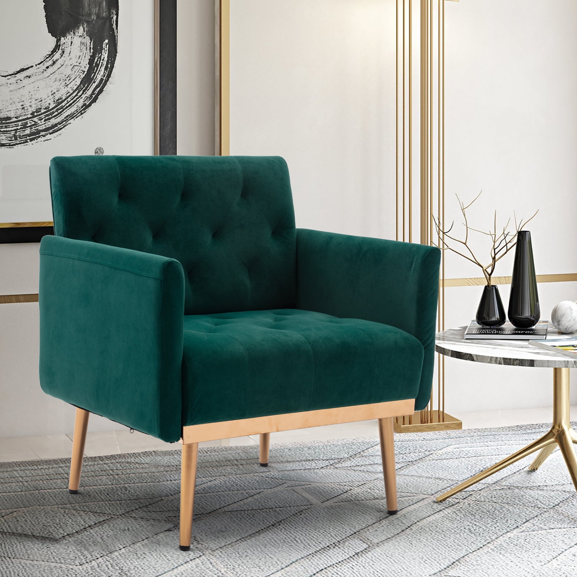 Luccalily Morden Leisure Single Accent Sofa Chair,Upholstered Single ...