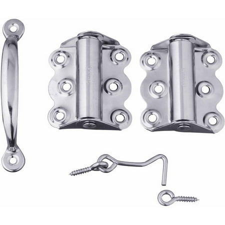 Door Hinge Set - Stanley Hardware 745690 Screen Door Set with Full Surface Hinge