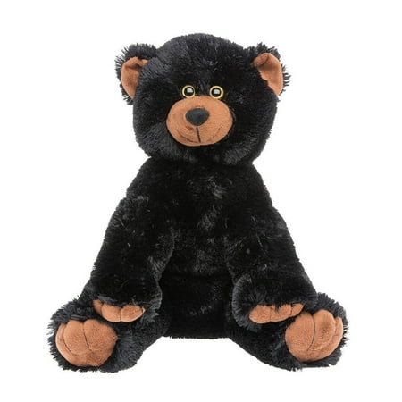 Realistic Black Bear - Cuddly Soft 16 inch Stuffed Plush Black Bear - We stuff 'em...you love 'em!