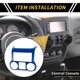 thumbnail image 2 of Moldura de la cubierta del panel del tablero de la consola central Unique Bargains 1 Pcs para Jeep Wrangler JK JKU 2011-2017 Molduras de la cubierta de la ventilación del aire Dash ABS Azul, 2 of 6
