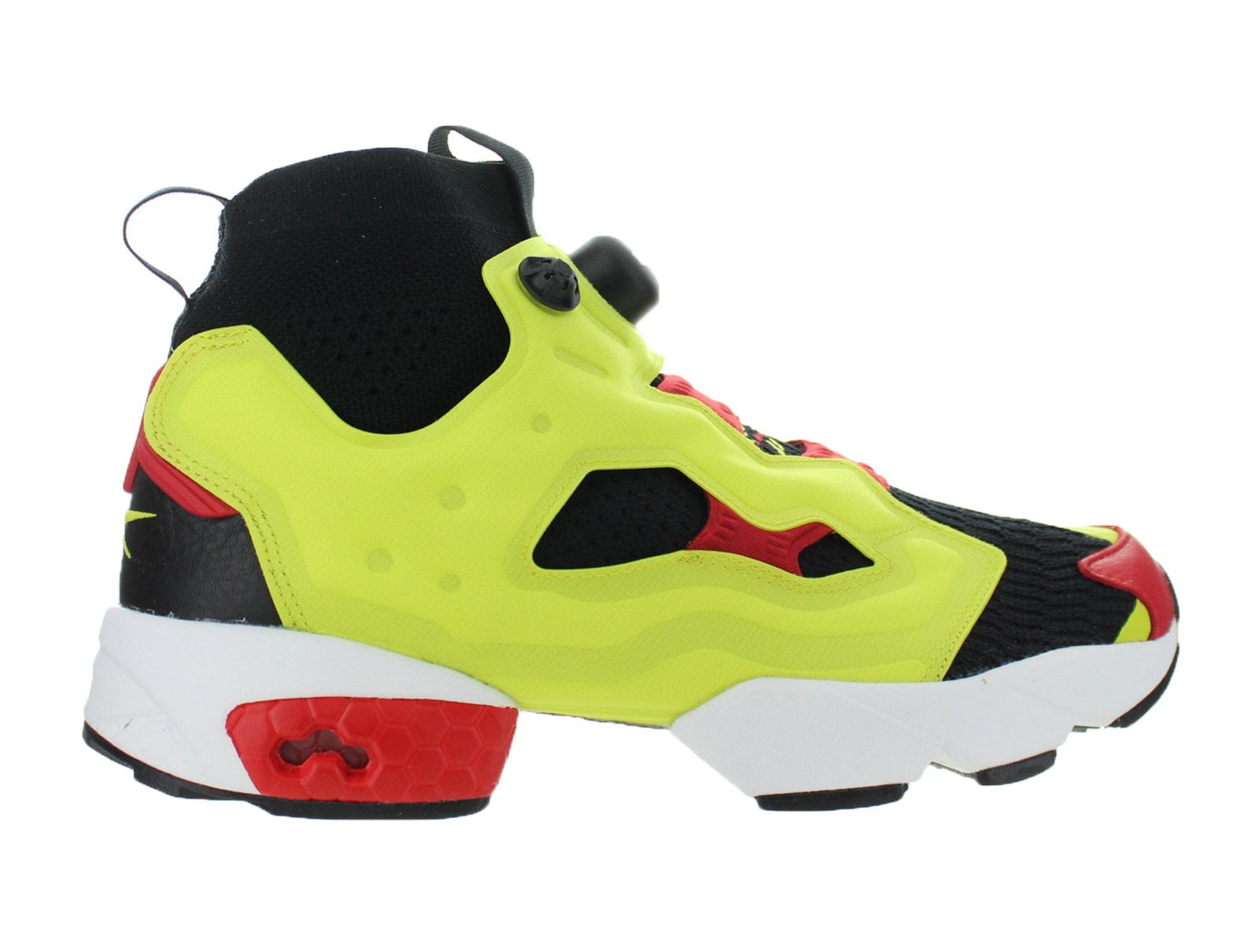 reebok insta pump fury yellow red black