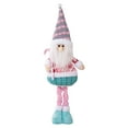 thumbnail image 1 of Muñeca Telescópica Santa Claus Con Piernas Retráctiles para El Adorno Fiesta en Casa Rosa, 1 of 9