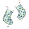 thumbnail image 3 of Fuzoiu Floral In Blue Print Christmas Stockings, Party Supplies & Kids Gifts,Big Xmas Stockings Decoration for Family Decorations Hanging Ornament for Xmas Holiday Party, 3 of 7