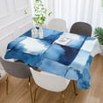 thumbnail image 2 of Yayeee Tablecloths for Rectangular Tables 54 x 54 inch Party Table Cover, Blue Pattern, 2 of 6