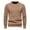 Khaki, variant on Mens Sweater Tops Clearance Mens Crewneck Sweater Ribbing Waffle Cable Knitted Fashion Casual Pullover Long Sleeve Tops Comfort Soft Solid Color Sweaters