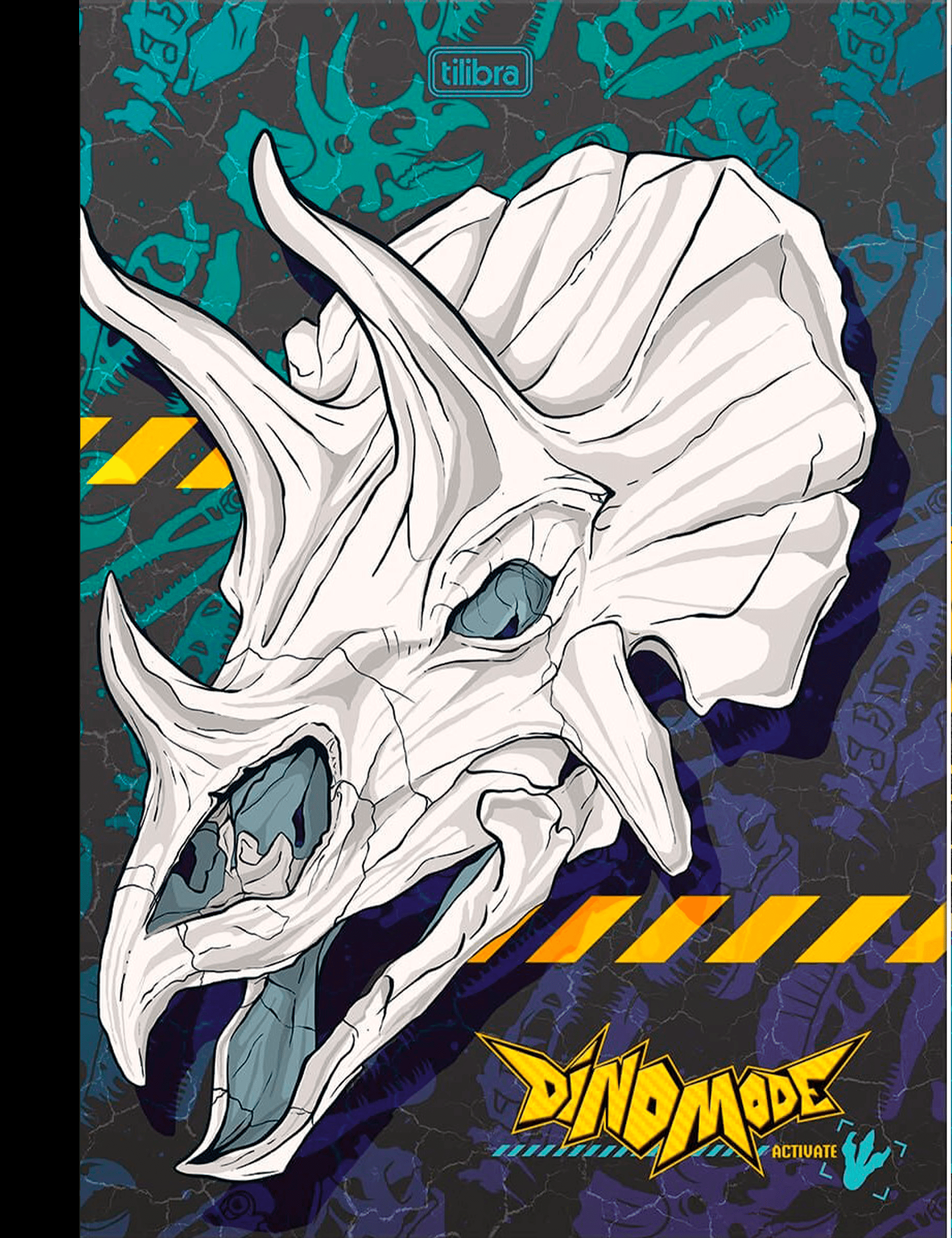 Tilibra Raptor Flex Notebook, Assorted Designs 100 Sheets, 7 1/2 in x 9 3/4 in
