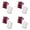 Hot Pink-4Pcs, variant on 3.5*2.9" 2026 Automatic Portable Floss Picks Dispenser, Pop-up 50 Count Dental Flosser, Refillable Travel Floss Picks with Case for Home, Restaurant, Office & Travel (Hot Pink)