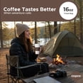 thumbnail image 7 of Copco Acadia 16oz Travel Mug - Insulated Reusable Coffee Tumbler - Brown, 7 of 7