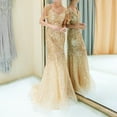 thumbnail image 4 of Ketyyh-chn99 Robe Maxi pour Femmes Robe de Mariée Robe de Fête pour Femme Robe de Bal Décontractée Soirée Unie Élégante Robe Maxi A,TG, 4 of 5