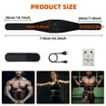 thumbnail image 4 of DFITO EMS Abdominal Stimulator Belt, Exercise Fitness Toning Massager for Men and Women, USB Rechargeable, No Gel Sheet, Multi Modes, 4 of 9