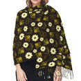 thumbnail image 5 of Shawl Wraps for Women - Honey Bees With Flowers Oversized Fall Winter Fashion Blanket Scarf for Women, 5 of 6