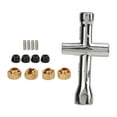 thumbnail image 2 of RC 7mm Brass Hex Wheel Hubs Adapter, Easy To Operate Replaceable 7mm Brass Hex Wheel Hubs Stable Upgrade  for Axial SCX24 1/24 RC Car for AXI90081 for AXI00001, 2 of 8