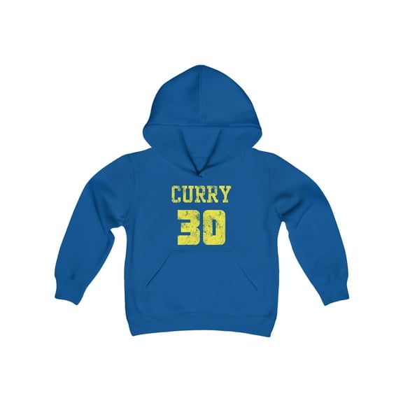 Basketball #30 Youth Heavy Blend Hooded Sweatshirt