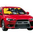 thumbnail image 2 of Batman Windshield Sun Shade Foldable Car Front Window Sunshade For Car Suv Trucks Vans - Best Heat Shield Blocker Visor Cover Blocks Uv Rays And Keeps Your Vehicle Cool-Small, 2 of 5