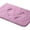 Purple, variant on Astarin Waved Brown Memory Foam Bath Rugs, 24" x 17", Non-Slip Backing, Fade Resistant
