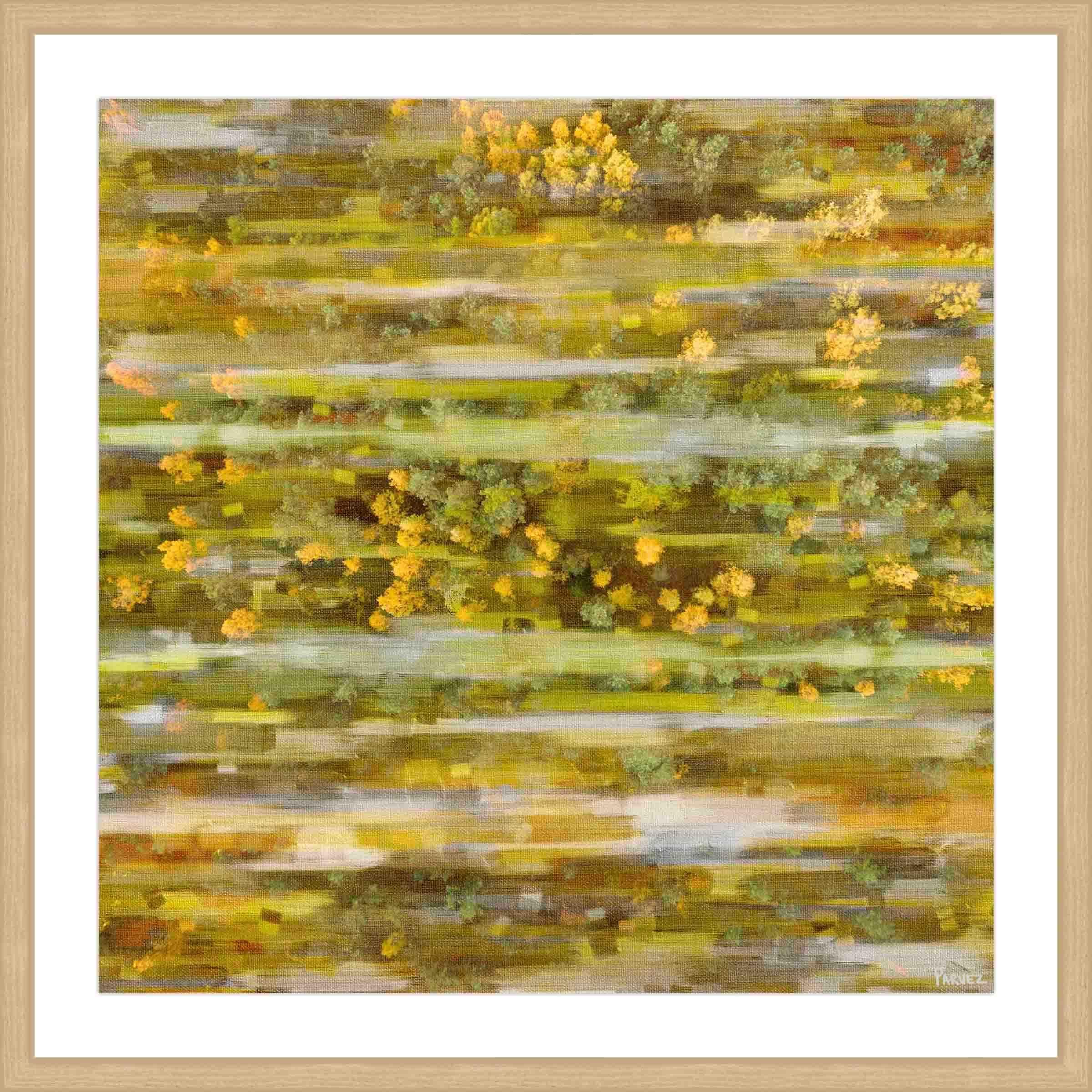 "In the Bushes" Framed Painting Print