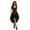 Multicolour1, variant on Xijirk Women Gothic Corset Dress Lace High Low Skirt Set for Halloween Cosplay Renaissance Party,S